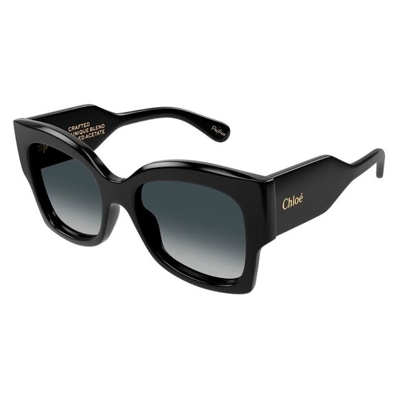 New CHLOE Black Butterfly CH0252S 001 Sunglasses Women - Picture 1 of 4